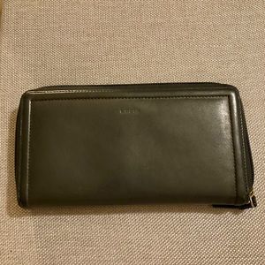 Lodis gray leather wallet from Nordstrom